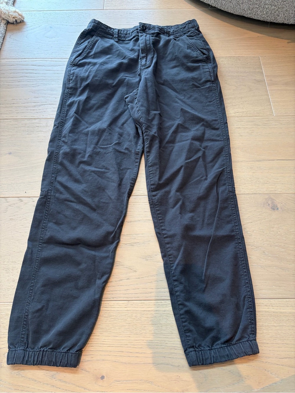 GAP Black Elastic-Cuff Joggers
